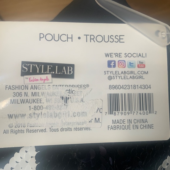 NWT Magic Sequin Star and Moon Pouch - Picture 3 of 10